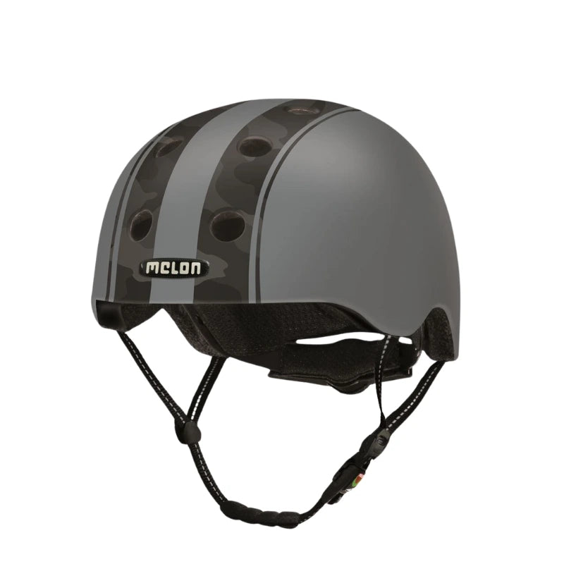 Melon Helmet Stripes Double Camouflage Black