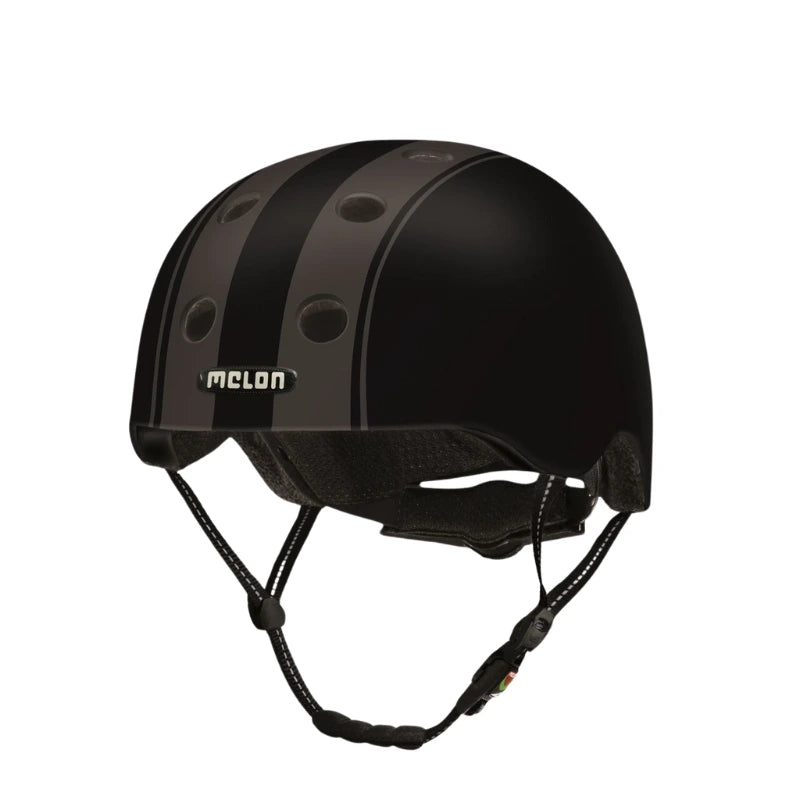 Melon Helmet Stripes Double Black