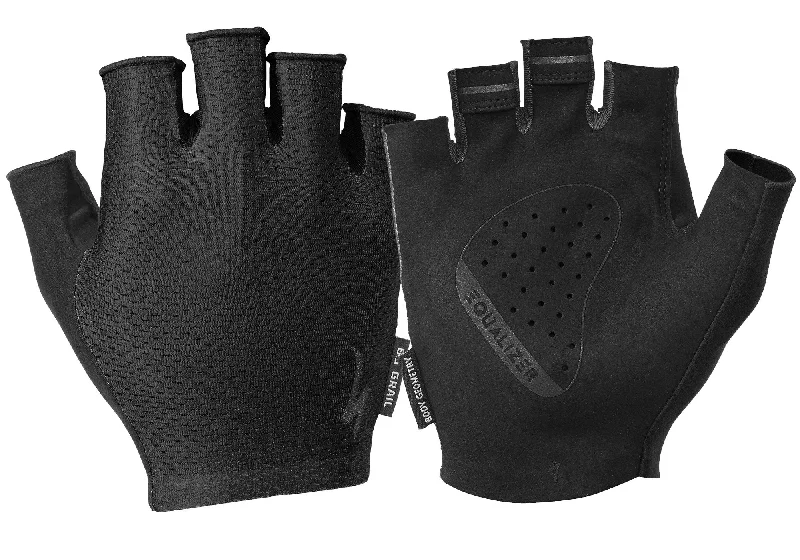 Specialized Mens Body Geometry Grail Short Finger Gloves, Black