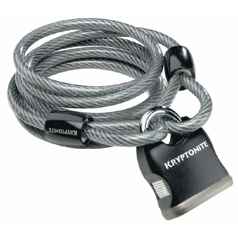 KryptoFlex Bike Cable Lock with Key: 6' x 8mm