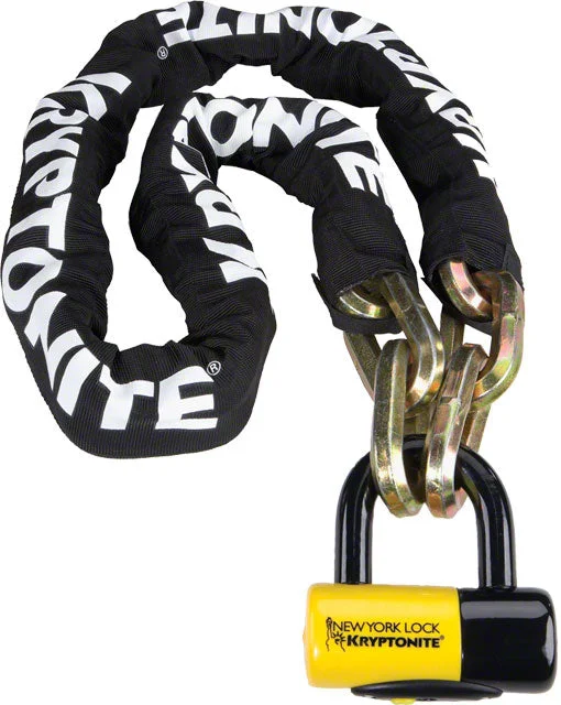 Kryptonite New York Fahgettaboudit Chain 1415 and Disc Lock: 5' (150cm)