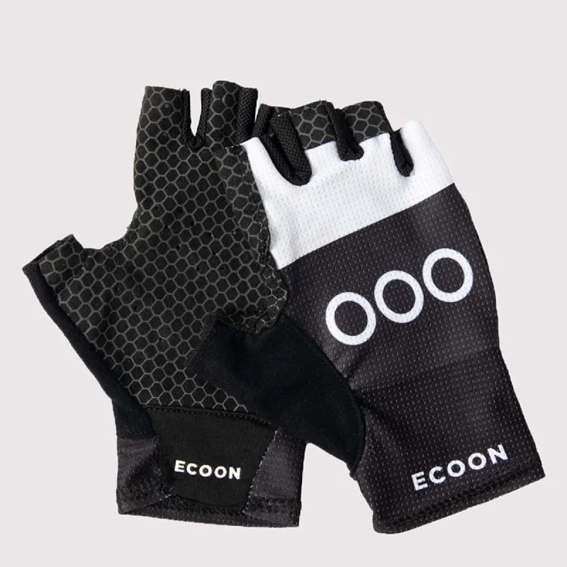 ECOON BRIANCON Cycling Gloves Unisex Black & White