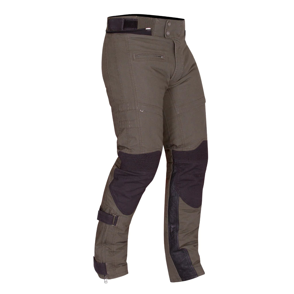 Merlin Mahala D3O Cordura Waterproof Cotton Textile Explorer Trouser -  Regular Leg - Black / Olive