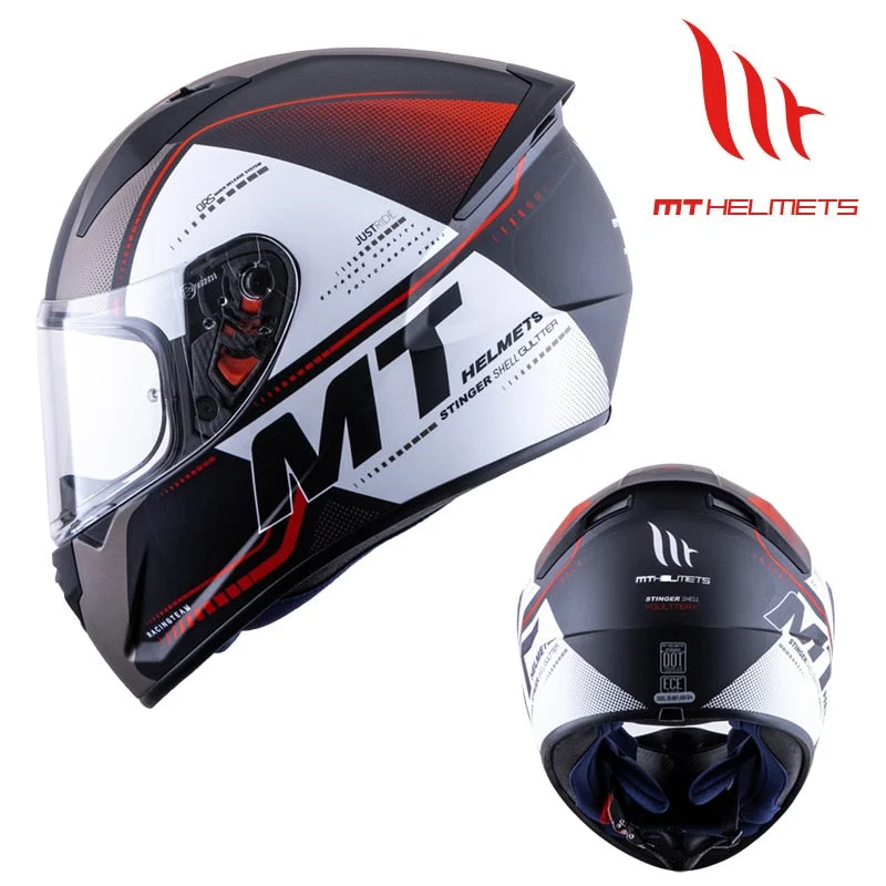 Unisex Retro Helmet MT Stinger Off-road Motorcycle Helmet Riding Full Face Helmet Motocross Helmet Capacete De Moto