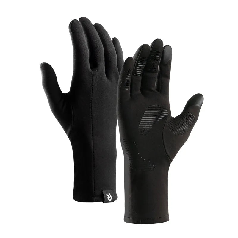 Winter Cycling Sports Full Finger Waterproof Touch Screen Warm Gloves Men's And Women'S Mountaineering Gloves