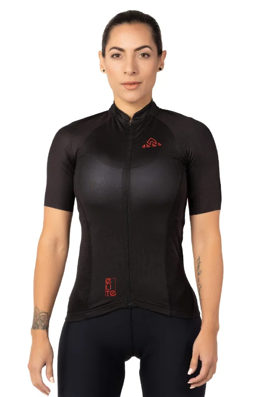 Women's DNA Black Elite Cycling Jersey