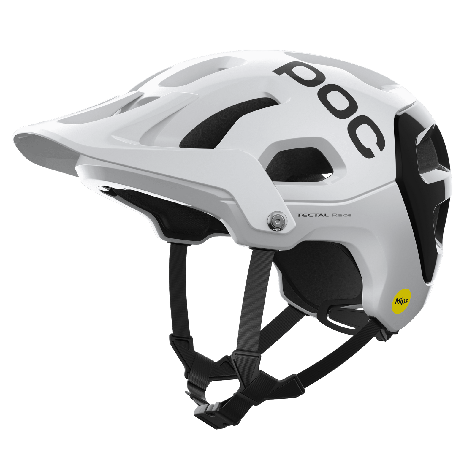 POC Tectal Race MIPS Helmet - Hydrogen White/Uranium Black