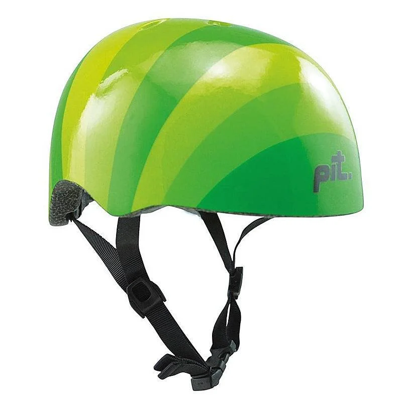 PIT Urban Helmet – Green Stripes