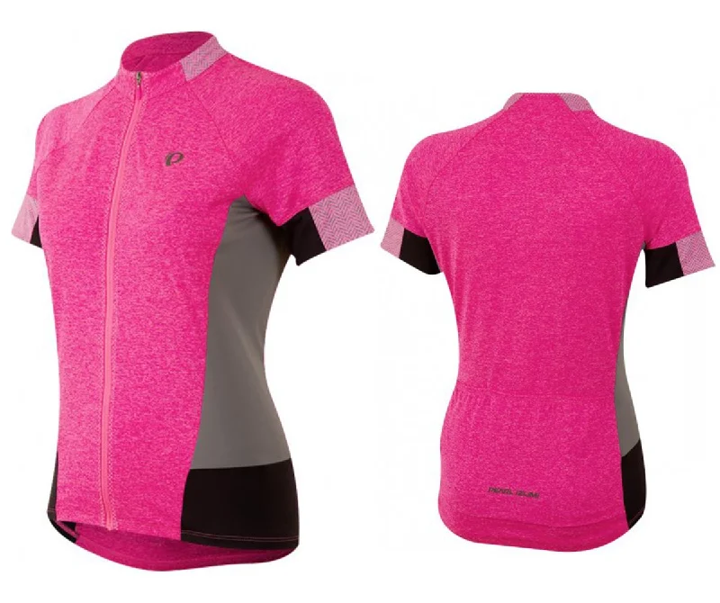 Pearl Izumi Select Escape Short Sleeve Road Jersey - Womens - Screaming Pink Parquet