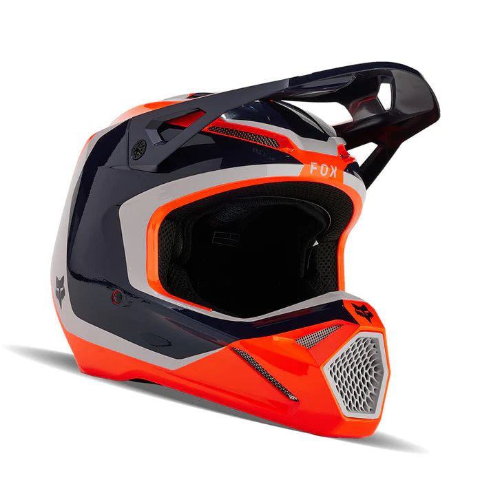 24 FOX YOUTH V1 NITRO HELMET FLO ORANGE