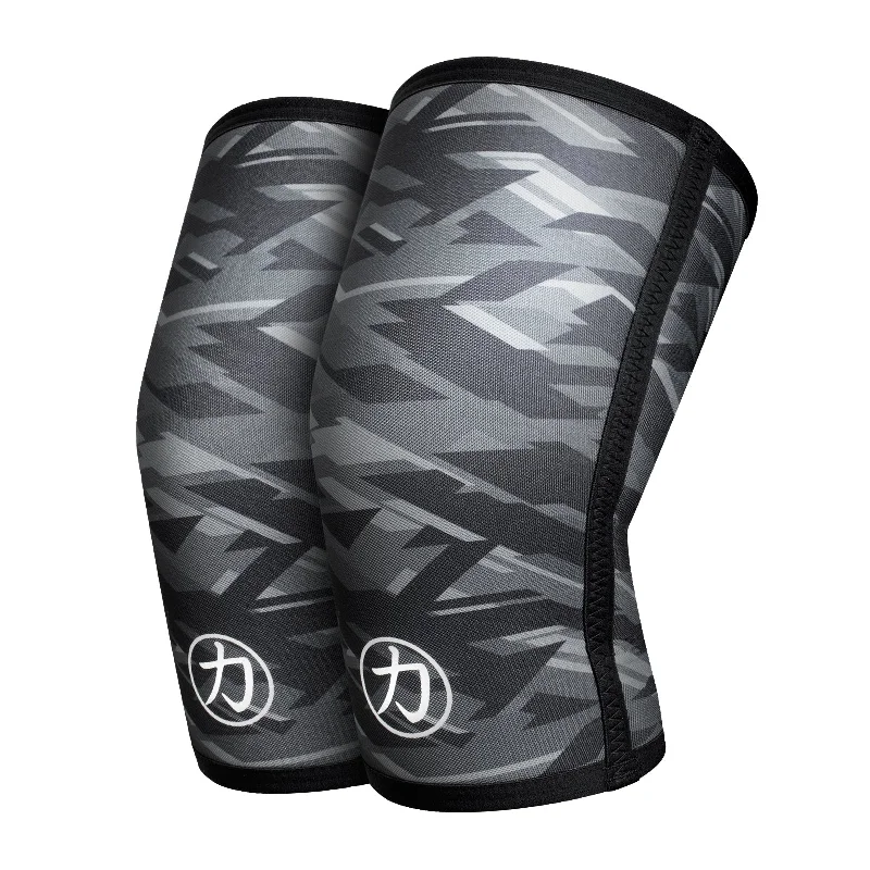 7mm Inferno Neoprene Knee Sleeves, Dark Camo - IPF Approved (Pair)