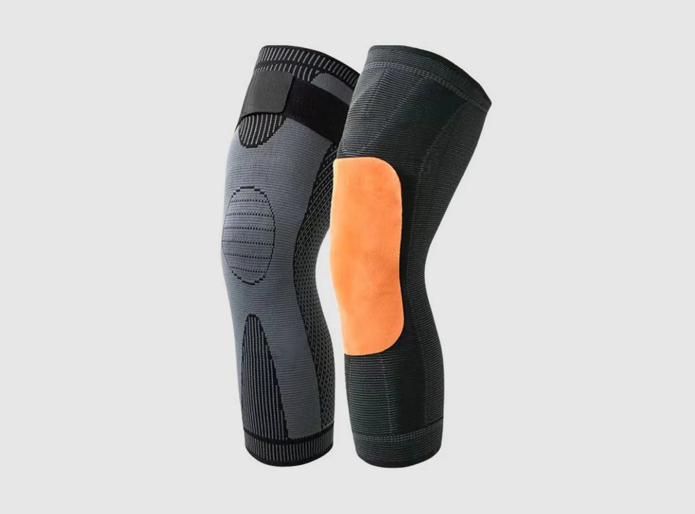 FitVille Self-Heating Acupressure Knee Sleeves 1-Pair Bundle (Unisex)