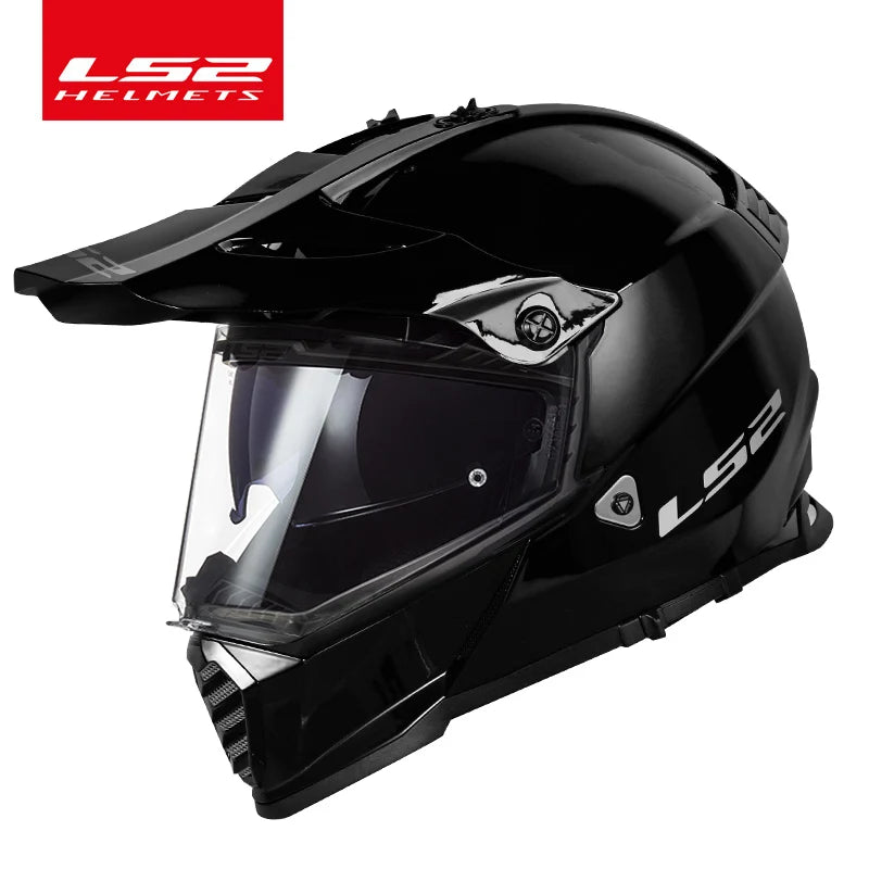 LS2 PIONEER EVO Motocross Helmet double lens ls2 MX436 off-road motorcycle helmets capacete moto casco casque