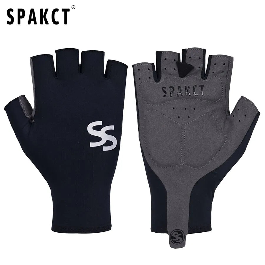 SPAKCT Men Women Cycling Gloves Fingerless Half Finger Summer MTB Bicycle Bike Glove Motorcycle Accessories