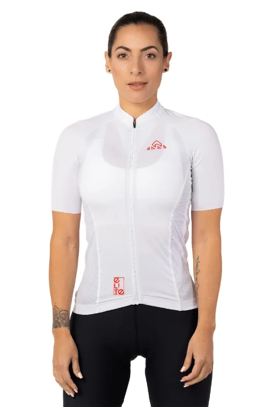 Women's DNA White Elite Cycling Jersey