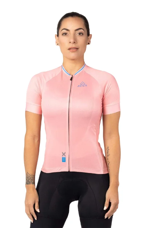 Women's Classic Pink Expert Cycling Jersey