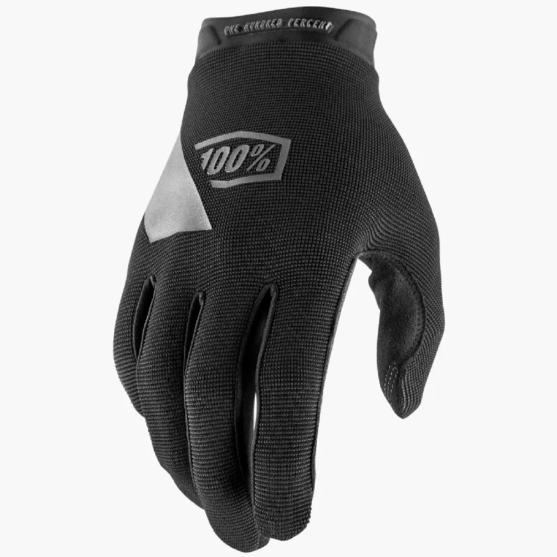 100% Ridecamp Youth MTB Gloves, Black