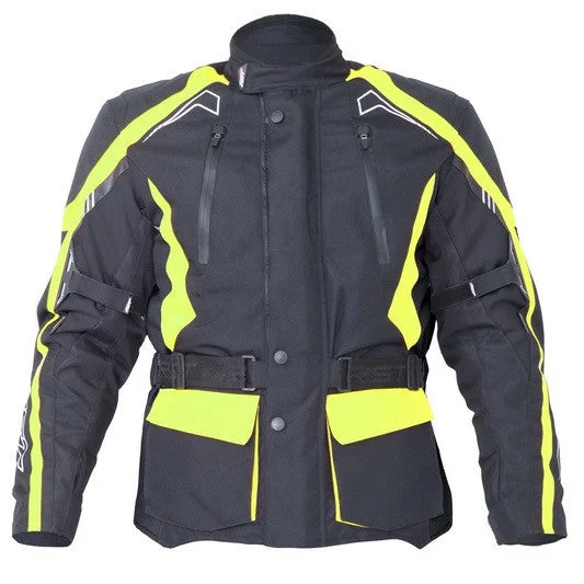 RST Rallye Textile Jacket - Flo Yellow