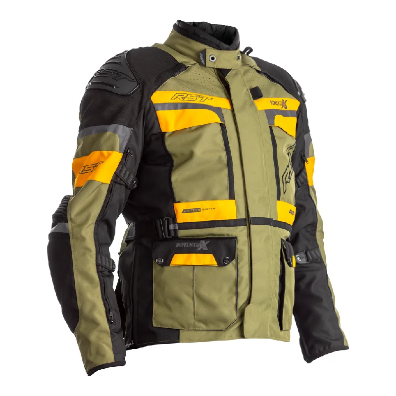 RST 102409 Pro Series Adventure-X CE Textile Jacket - Green / Ochre