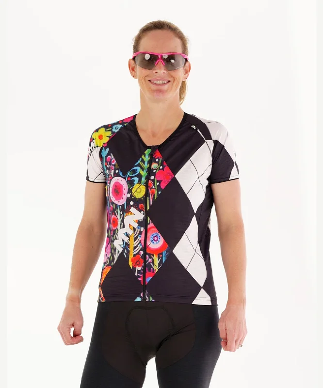 WILD FLOWER Cycling Jersey for Women