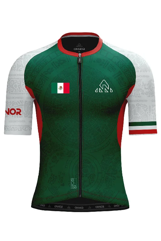 Men's Mexico 2023 Elite Cycling Jersey Short Sleeve