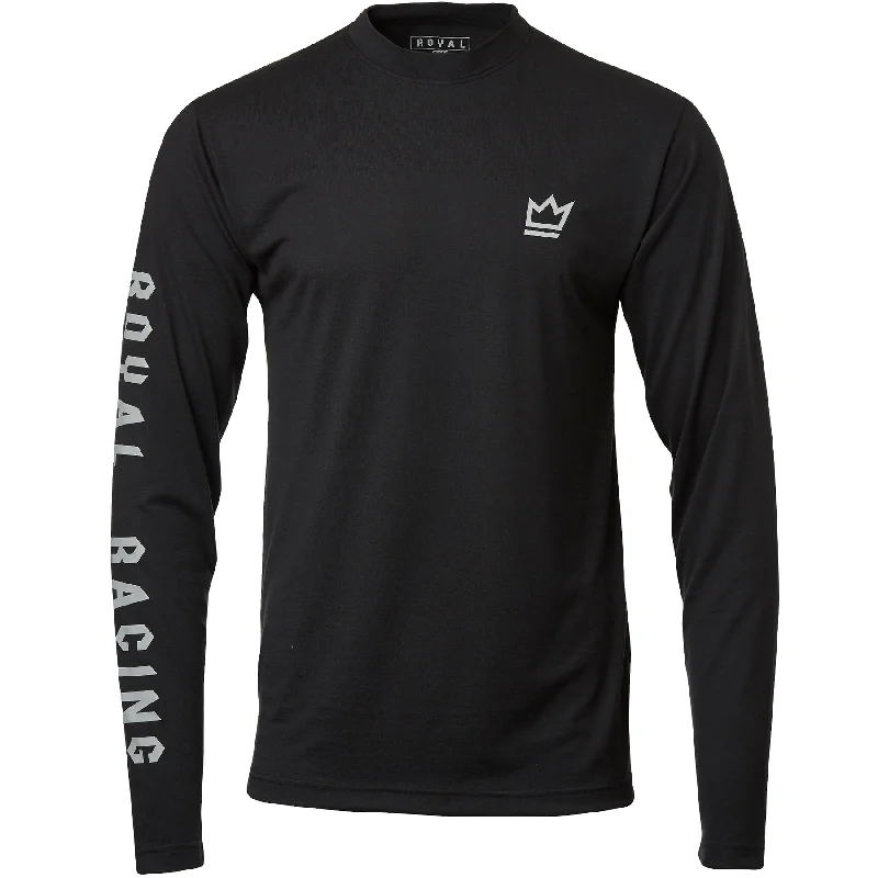 Royal Core Long Sleeve MTB Jersey - Racing - Black Heather - 2022