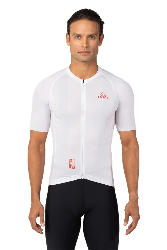 Men's DNA White Elite Cycling Jersey