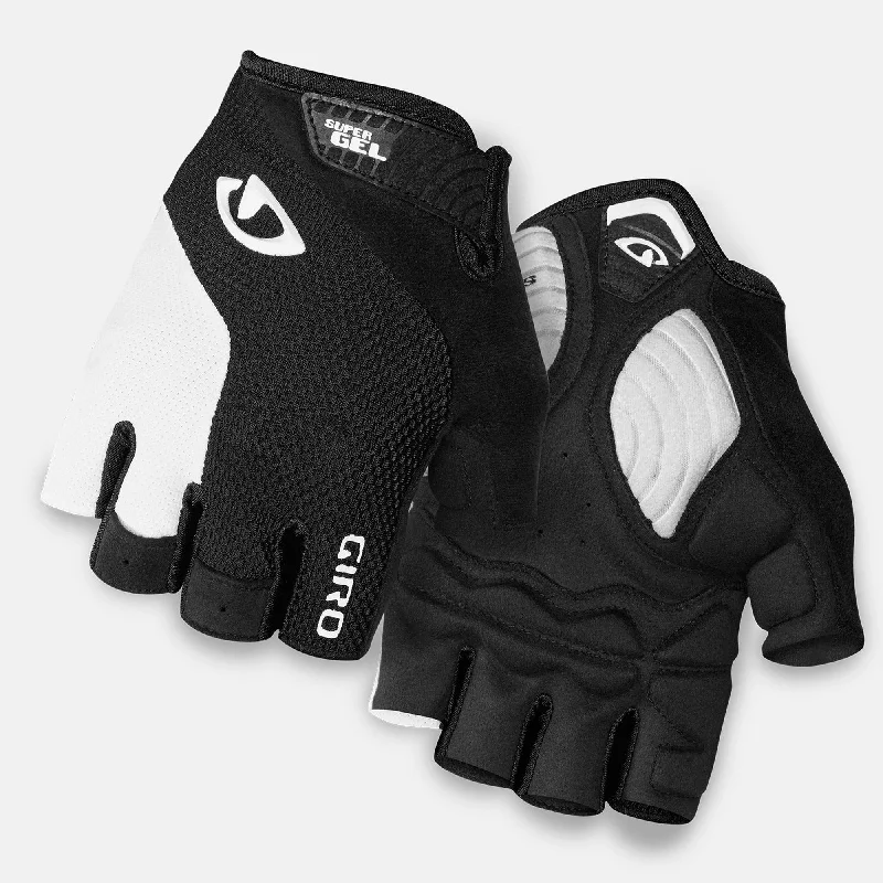 Giro Strade Dure Supergel Cycling Gloves - White/Black