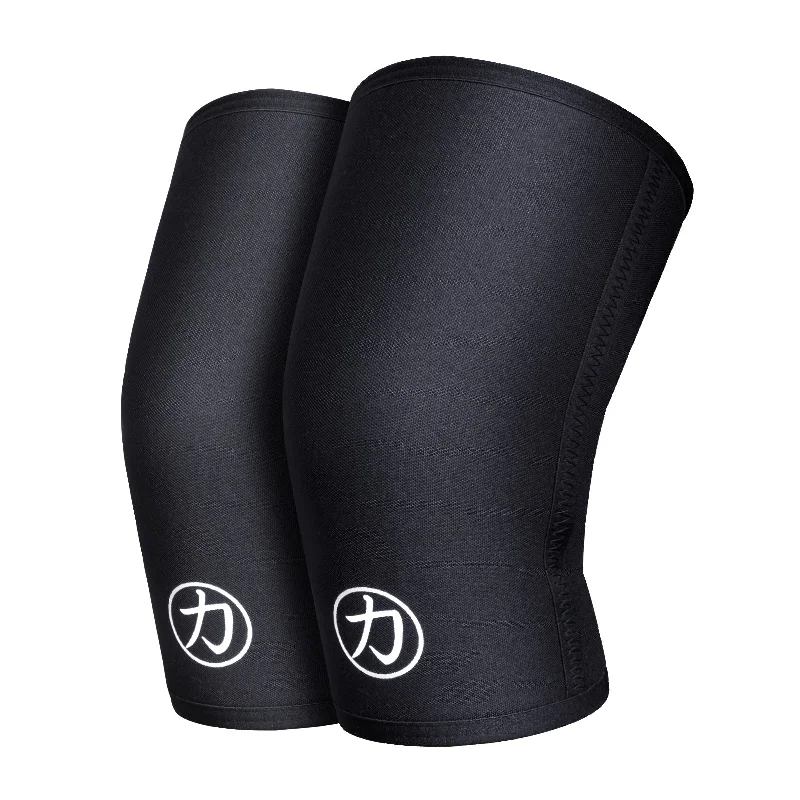 Strength Shop 5mm Neoprene Knee Sleeves - Black (Pair)