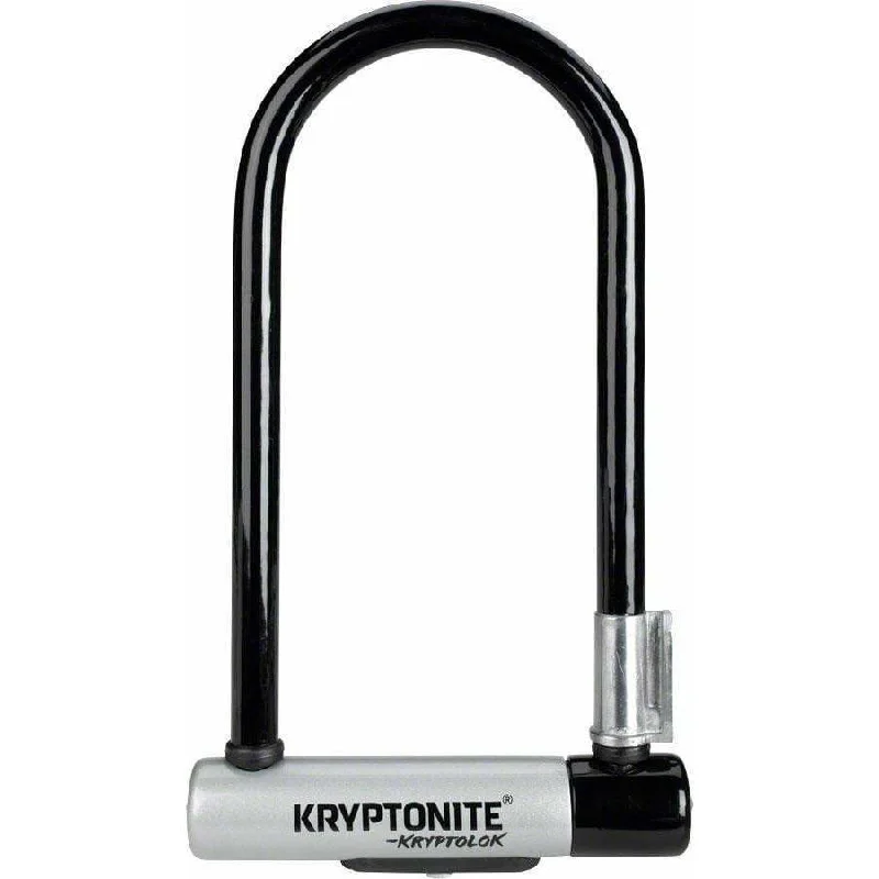 KryptoLok U-Lock - 4 x 9", Keyed, Black, Includes bracket