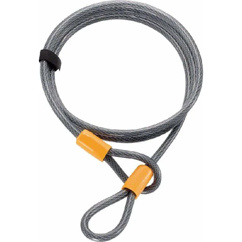 Akita Bike Cable: 7' x 10mm, Gray/Orange