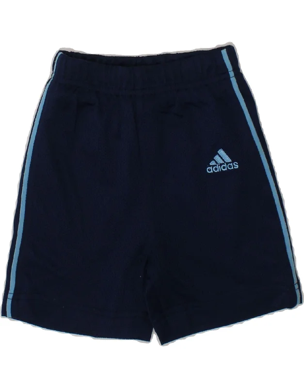 ADIDAS Baby Boys Sport Shorts 3-6 Months  Navy Blue Polyester