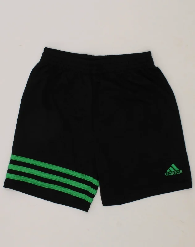 ADIDAS Boys Sport Shorts 3-4 Years  Black Polyester