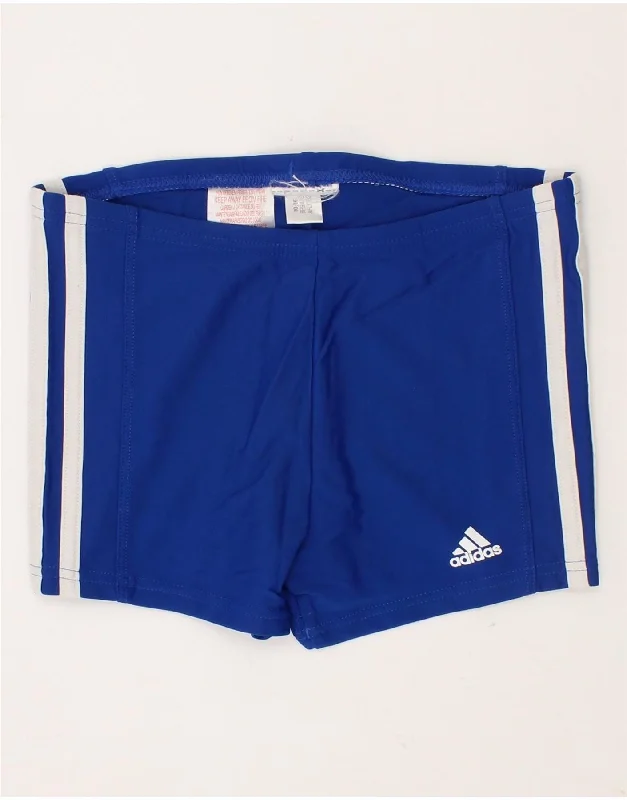 ADIDAS Boys Sport Shorts 7-8 Years Blue