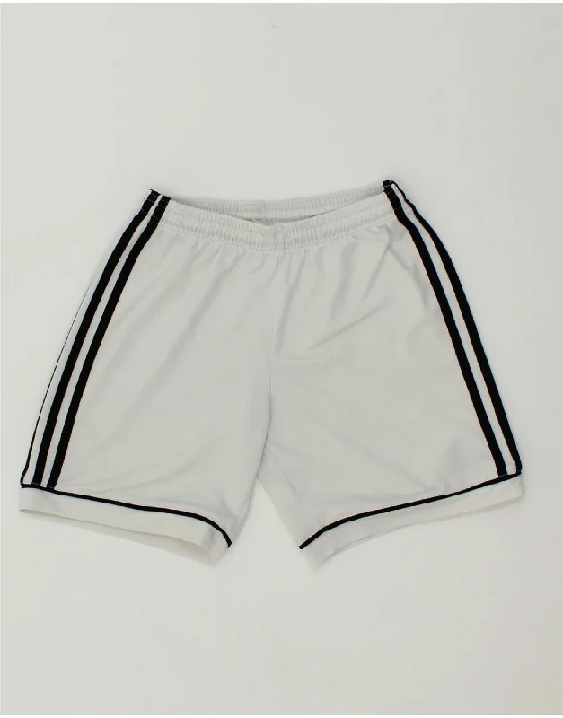 ADIDAS Boys Sport Shorts 7-8 Years White