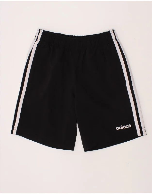 ADIDAS Boys Sport Shorts 9-10 Years Black