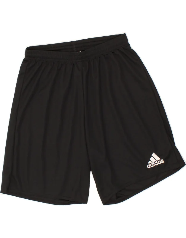 ADIDAS Boys Sport Shorts 9-10 Years Small Black