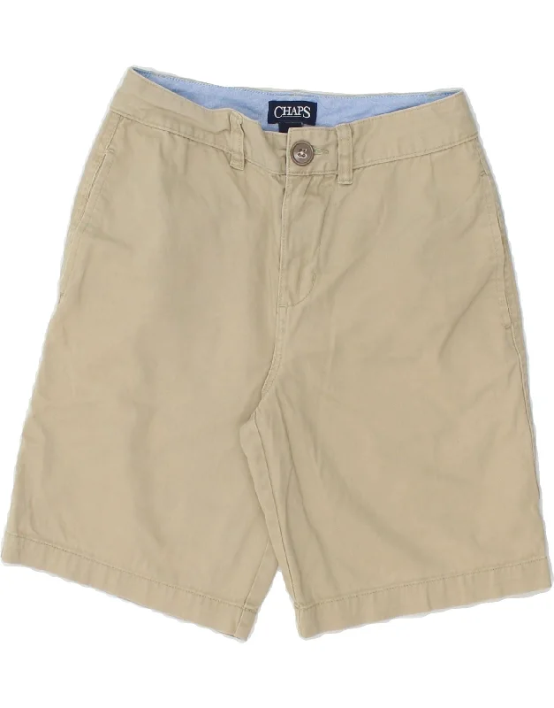 CHAPS Boys Chino Shorts 9-10 Years W24  Beige Cotton