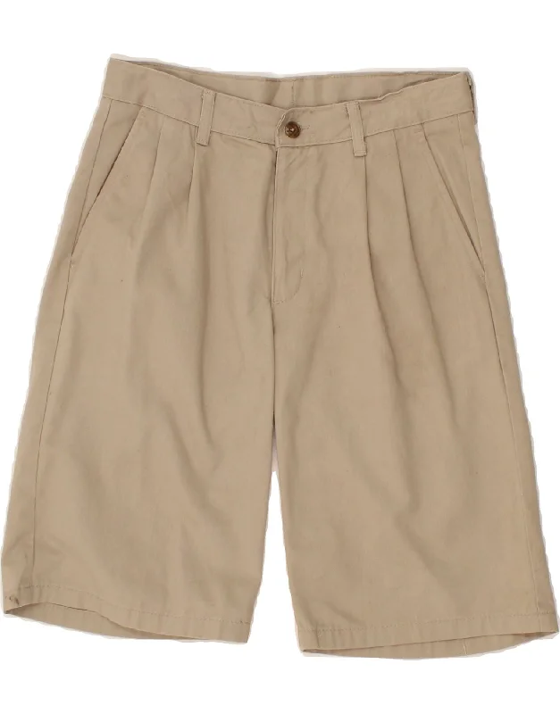 CHAPS Boys Regular Bermuda Shorts 15-16 Years W28 Grey Cotton