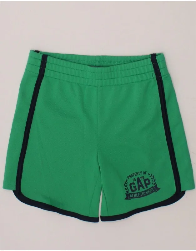 GAP Baby Boys Graphic Sport Shorts 18-24 Months  Green Polyester