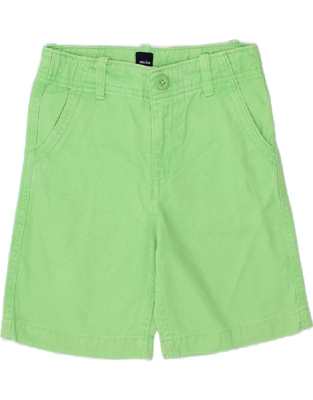 GAP Girls Denim Shorts 4-5 Years W22  Green Cotton