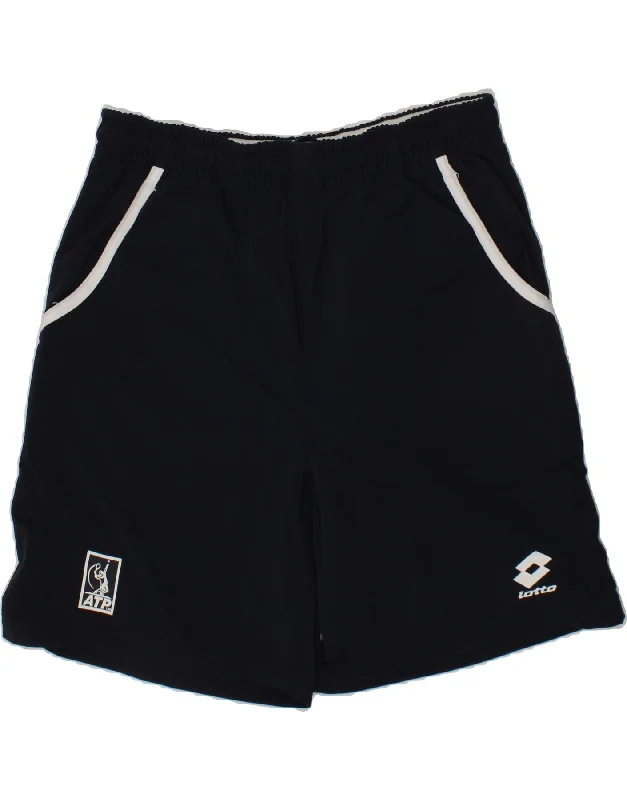 LOTTO Boys Sport Shorts 9-10 Years Small Navy Blue Polyamide