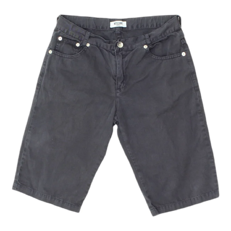 Moschino Junior Black Denim Shorts | Vintage Kids High End Designer Boys Girls