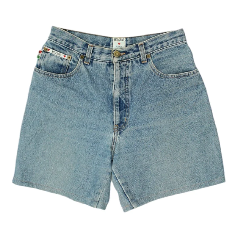 Moschino Junior Denim Shorts | Vintage Kids Cut Off Jeans Designer Boys VTG