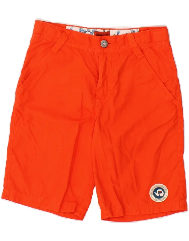 NAPAPIJRI Boys Chino Shorts 5-6 Years W24 Orange Cotton