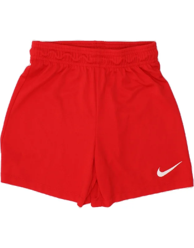 NIKE Boys Graphic Sport Shorts 8-9 Years  Small Red Polyester