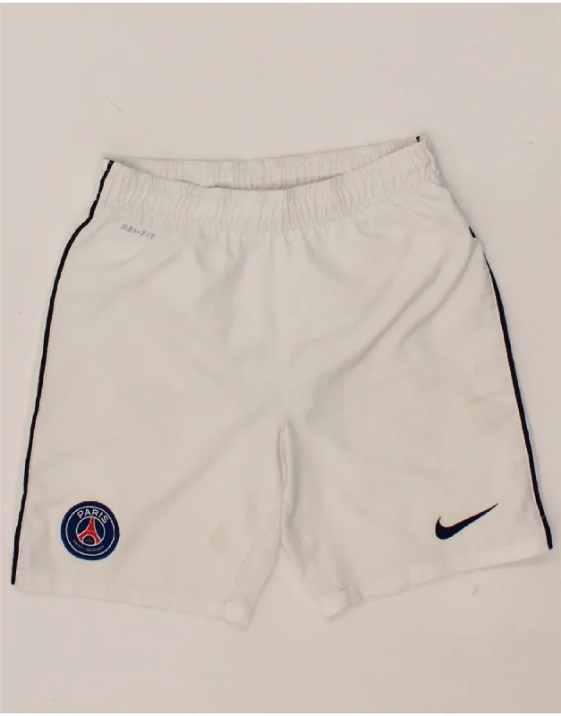 NIKE Boys Paris Saint- Germain Sport Shorts 10-11 Years Medium White