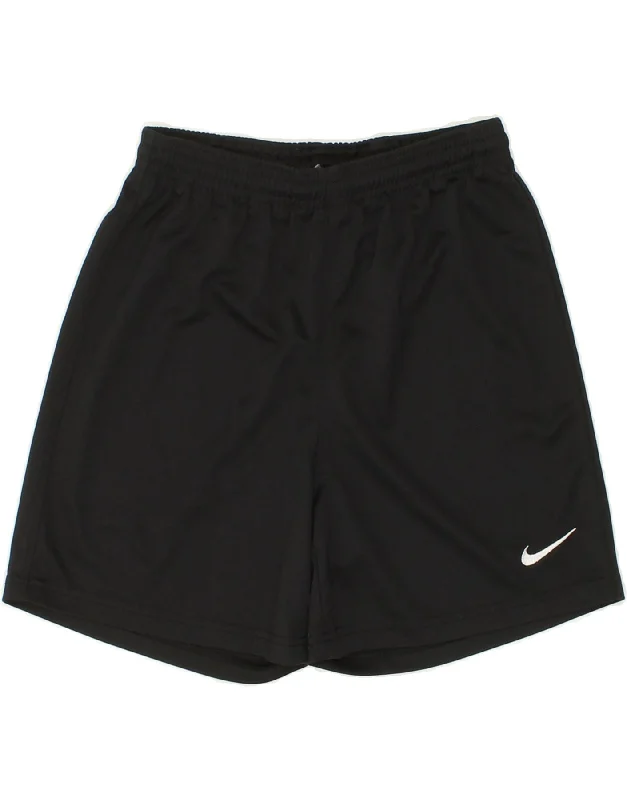 NIKE Boys Sport Shorts 12-13 Years Large  Black Polyester