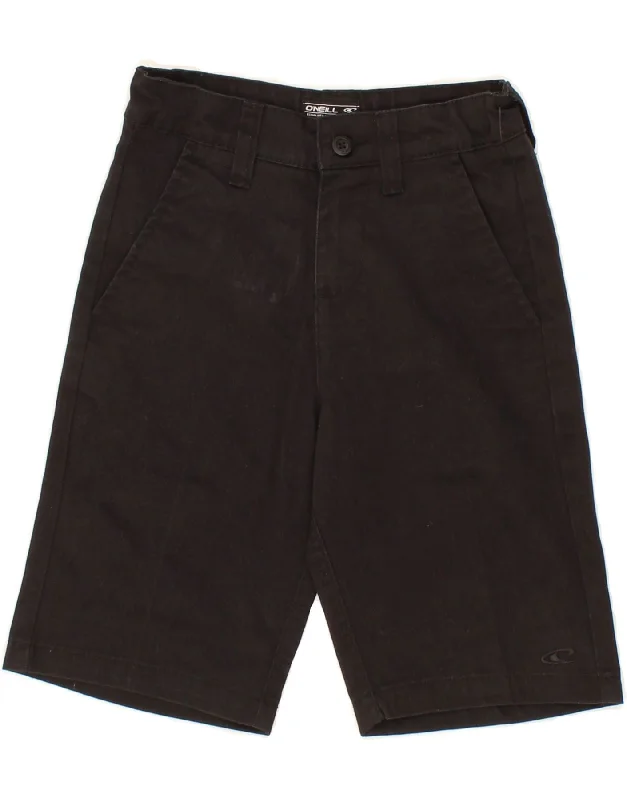 O'NEILL Boys Relaxed Fit Chino Shorts 6-7 Years W22 Black Polyester