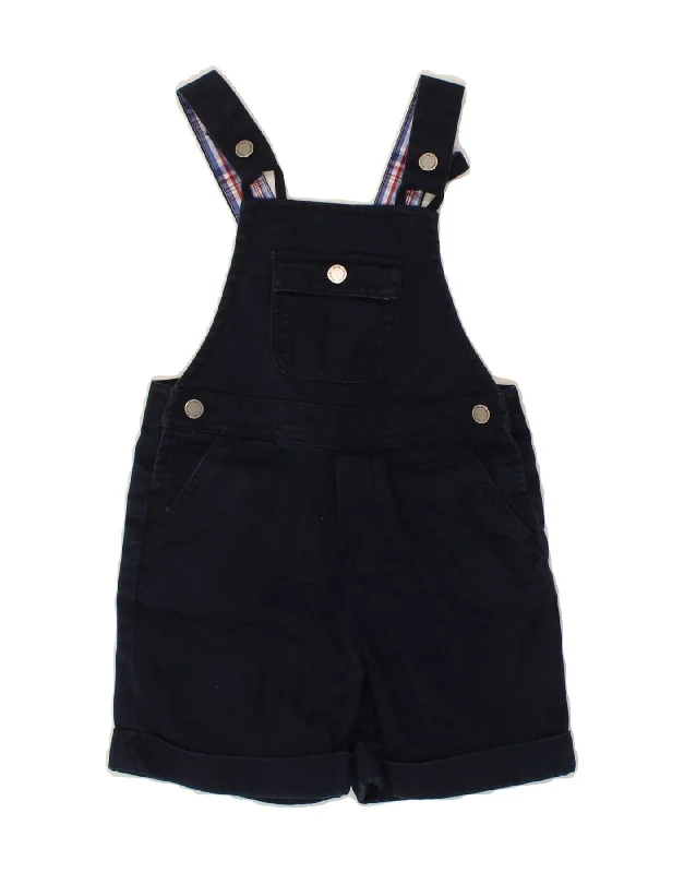 POLO RALPH LAUREN Baby Boys Dungarees Shorts 12-18 Months Navy Blue Cotton